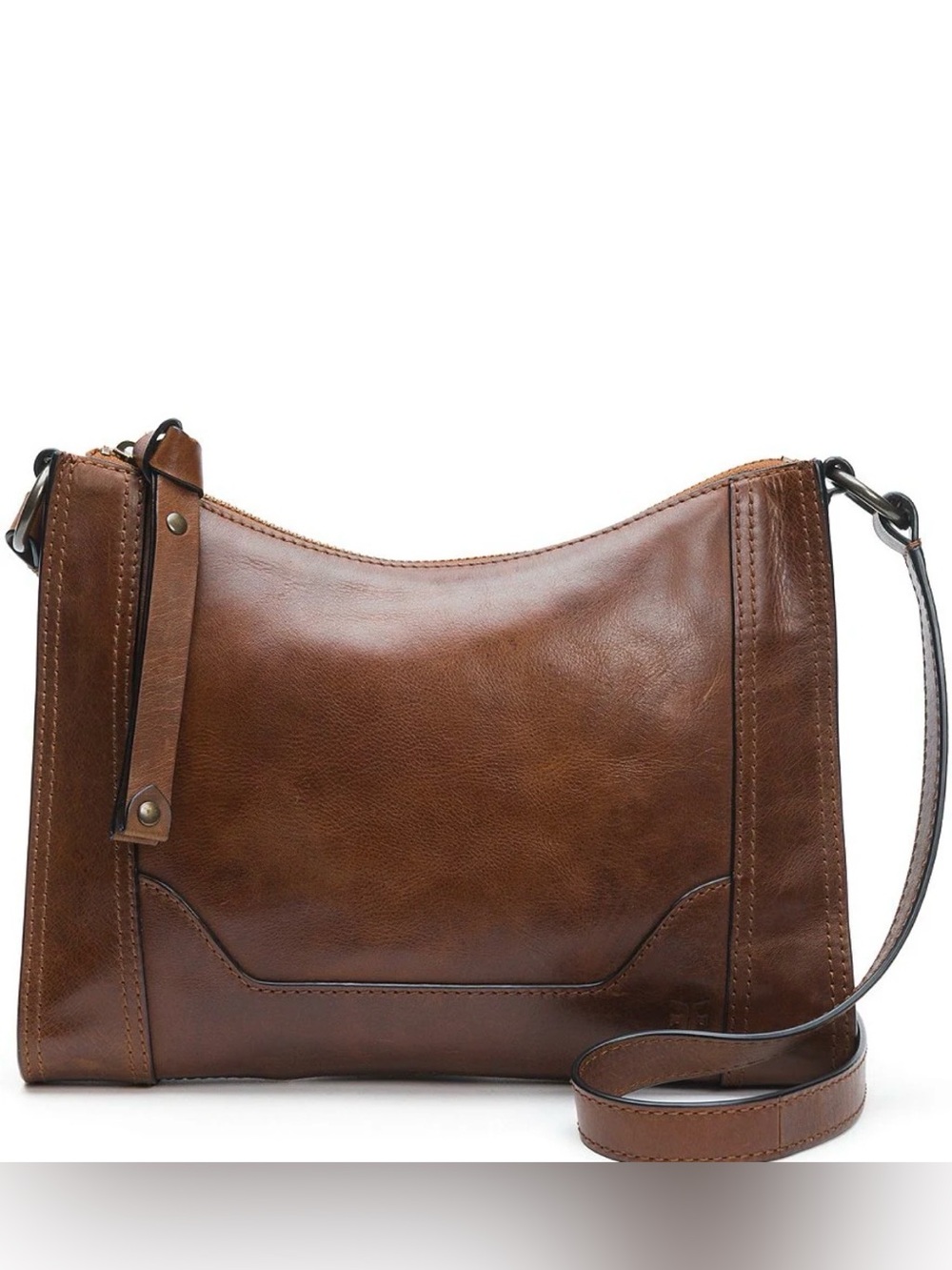 Frye Melissa Zip Leather Crossbody Bag